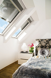 Объект из Среднеповоротные пластиковые Fakro PTP U3